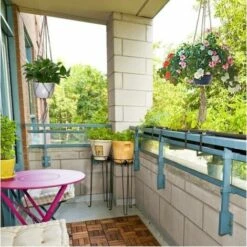 Lot De 4 Suspension Corde Plante Macramé Porte Pot Suspendu Plante Cintre Intérieur Extérieur Décoration Du Jardin Avec - 2 Pièces 105 Cm Et 2 Pièces 90 Cm, 4 Pieds -Outsunny Eda Magasin 100109752 5