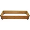 Carré Potager En Bois Naturel 1200 X 400mm -Outsunny Eda Magasin 11782629 1