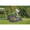 Jardinière Surélevée - Hauteur 25 Cm - Anthracite Garantia 2 Jardinière Surélevée - Hauteur 25 Cm - Anthracite Garantia -Outsunny Eda Magasin 12197776 1