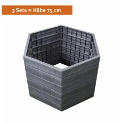 Jardinière Surélevée - Hauteur 25 Cm - Anthracite Garantia -Outsunny Eda Magasin 12197776 3