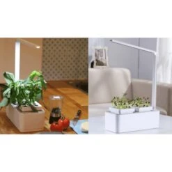 Jardinière Avec Lampe Led Intégrée Mini Potager -Outsunny Eda Magasin 12683699 4