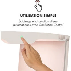 GrowIt Farm Smart Jardin Hydroponique 28 Plantes 8 Litres 48W 196x LED -Outsunny Eda Magasin 12992375 3