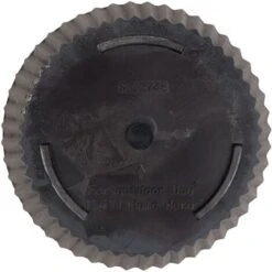 Cache-Pot Gris Taupe En Pierre Et Polyrésine 36 Cm Diamètre à Rayures Verticales Poka -Outsunny Eda Magasin 13100043 5