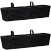 Jardinières 2 Pcs Jacinthe D'eau Noir VidaXL 2 Jardinières 2 Pcs Jacinthe D'eau Noir VidaXL -Outsunny Eda Magasin 13197045 1