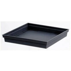 Soucoupe Carree Toscane Gris Anthracite Pr Pots Ref 13627-13628-13635-13639 - EDA