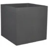 Pot Carré Graphit - Anthracite - 49.5x49.5x49.5 - 57L - EDA Plastiques - Intérieur Et Extérieur -Outsunny Eda Magasin 15784891 1