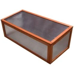 Serre De Jardin Gardiun Wooden I 90x41x32 Cm En Bois Et Polycarbonate