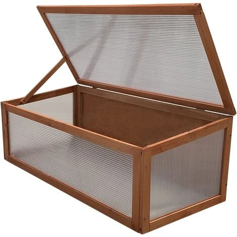 Serre De Jardin Gardiun Wooden I 90x41x32 Cm En Bois Et Polycarbonate 4 Serre De Jardin Gardiun Wooden I 90x41x32 Cm En Bois Et Polycarbonate – Image 2