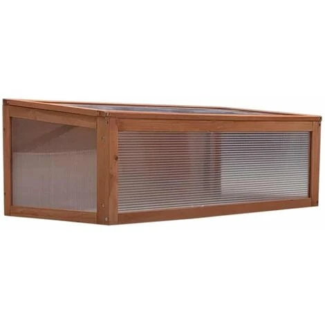 Serre De Jardin Gardiun Wooden I 90x41x32 Cm En Bois Et Polycarbonate 5 Serre De Jardin Gardiun Wooden I 90x41x32 Cm En Bois Et Polycarbonate – Image 3