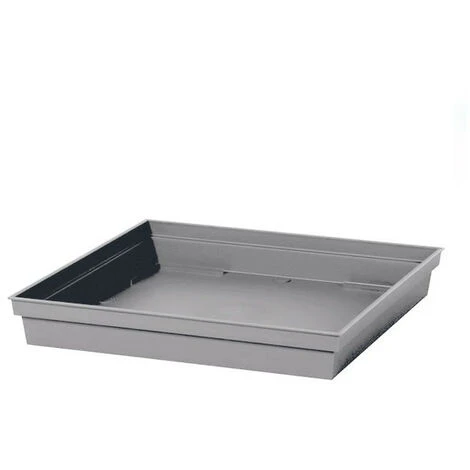 Soucoupe 40x40cm Toscane Gris Béton - EDA Plastiques 3 Soucoupe 40x40cm Toscane Gris Béton - EDA Plastiques