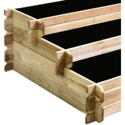 Carré Potager En Bois à étages - Petit Modèle -Outsunny Eda Magasin 1766471 4