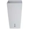 Riviera Pot En Plastique Carré Avec Réserve D'eau 52 Cm Eva