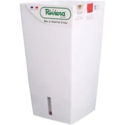 Riviera Pot En Plastique Carré Avec Réserve D'eau 52 Cm Eva -Outsunny Eda Magasin 18023974 3