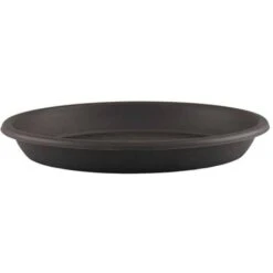 Soucoupe Pot De Fleur Ronde 45cm Anthracite - EDA