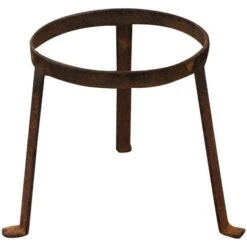 Base De Support De Pot En Fer Pleine 21x21 Cm De Diamètre 9 Base De Support De Pot En Fer Pleine 21x21 Cm De Diamètre -Outsunny Eda Magasin 18526307 3