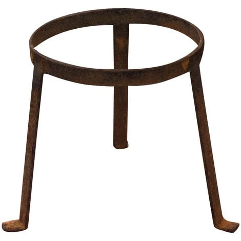 Base De Support De Pot En Fer Pleine 21x21 Cm De Diamètre 5 Base De Support De Pot En Fer Pleine 21x21 Cm De Diamètre – Image 3