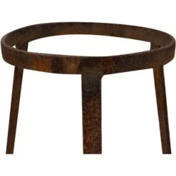 Base De Support De Pot En Fer Pleine 21x21 Cm De Diamètre 10 Base De Support De Pot En Fer Pleine 21x21 Cm De Diamètre -Outsunny Eda Magasin 18526307 4