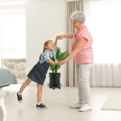 Relaxdays Support Roulant Plantes, 2, Rond, Intérieur Et Extérieur, Freins, Plateau Pour Pots De Fleurs, 28cm D. Métal 9 Relaxdays Support Roulant Plantes, 2, Rond, Intérieur Et Extérieur, Freins, Plateau Pour Pots De Fleurs, 28cm D. Métal -Outsunny Eda Magasin 18728301 3