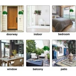 Macrame Suspension Plante Porte Suspendre Décoration Du Jardin Intérieur Extérieur Suspendus Planteur Panier (2 Paquets) -Outsunny Eda Magasin 23797500 3