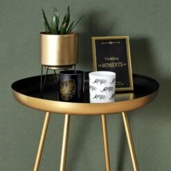 Set De 2 Cache-pots Dorés Avec Pieds Filaires -Outsunny Eda Magasin 24807063 2