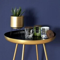 Set De 2 Cache-pots Dorés Avec Pieds Filaires -Outsunny Eda Magasin 24807063 3