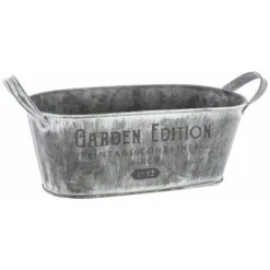 ATMOSPHERA Lot De 3 Jardinières En Métal - Gris - Livraison Gratuite -Outsunny Eda Magasin 28505285 4