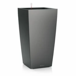 Pot Cubico Premium 22 Lechuza Kit Complet 22 Cm - Espresso Métallisé -Outsunny Eda Magasin 28507263 4