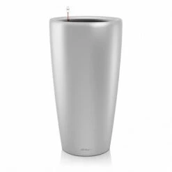 Pot Rondo Premium 32 Lechuza Kit Complet 32 Cm - Espresso Métallisé -Outsunny Eda Magasin 28507536 3