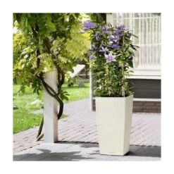 Pot Cubico Cottage 30 Lechuza Kit Complet 30 Cm - Chocolat -Outsunny Eda Magasin 28507882 5