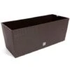 PROSPERPLAST Jardiniere Rato 30 L Avec Arrosage 60x24x24cm Chocolat
