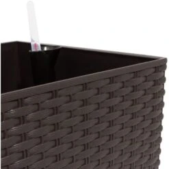 PROSPERPLAST Jardiniere Rato 30 L Avec Arrosage 60x24x24cm Chocolat -Outsunny Eda Magasin 29044037 5