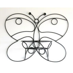 DanDiBo Support De Pot Mural KW048 Papillon 50 Cm Support De Fleurs Support Mural Support De Pot De Fleurs -Outsunny Eda Magasin 29415219 3