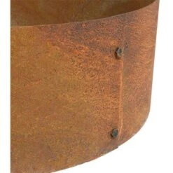Carré Potager En Acier Corten 3 Cercles Ø 30 / 60 / 90 Cm -Outsunny Eda Magasin 29542275 3