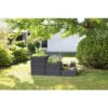 Jardinière Surélevée Anthracite, 60 X 80 Cm, Hauteur 25 Cm Garantia -Outsunny Eda Magasin 30484060 1