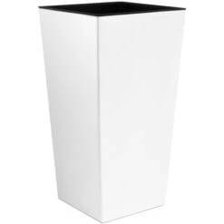 Prosperplast Urbi Grand Pot De 49 Litres, Plastique, 32,5 X 32,5 X 61 Cm Blanc