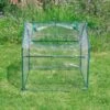 Serre De Jardin En Plastique - Mini Serre Jardin Avec Fermeture à Zip - Abri Pour Plante Et Culture ( Dimensions : 92 X 92 X 92 Cm ) -Outsunny Eda Magasin 30864526 1