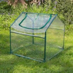 Serre De Jardin En Plastique - Mini Serre Jardin Avec Fermeture à Zip - Abri Pour Plante Et Culture ( Dimensions : 92 X 92 X 92 Cm ) -Outsunny Eda Magasin 30864526 3