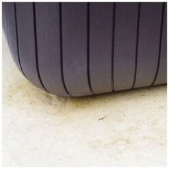 No Name Lot De 2 Cache-pots Aspect Bois Lamé -Outsunny Eda Magasin 3404970 2