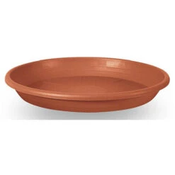 Plantawa Plat Rond à Pot De Fleurs Couleur Tuile Ø40cm Haute Qualité Et Résistance