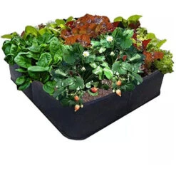 Sac De Culture Sacs à Plantes Sac De Croissance Des Plantes Sac De Plantation Bassin Pour Maison Balcon Jardin Légumes Pommes De Terre Courgette （noir，60x60x30）