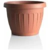 Pot De Fleurs - TERRA - D 70 Cm - Terracotta - Livraison Gratuite -Outsunny Eda Magasin 36423896 1