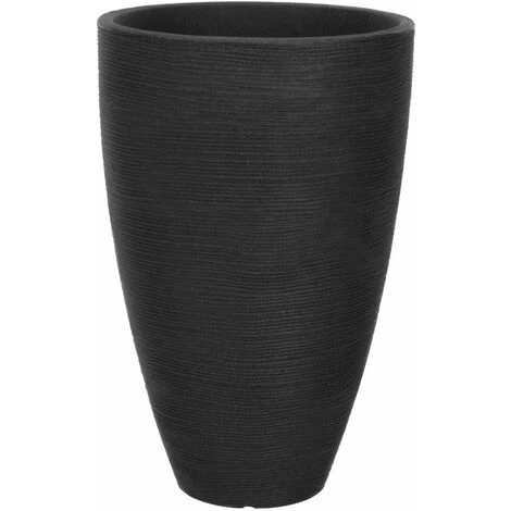 Pot Rainuré XL Rond 60cm - Couleur : Anthracite 2 Pot Rainuré XL Rond 60cm - Couleur : Anthracite