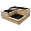 Carré Potager 3 Bacs En Bois -Outsunny Eda Magasin 4161199 1