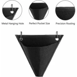 Sac à Plantes Murale De Jardin, 3 Pièces Versailles Poche De Plantation Vertical, Sac De Plantation Suspendu, Conception Triangulaire, Avec Crochet, Pour Extérieur, Intérieur, Maison, Décoration, Cour 9 Sac à Plantes Murale De Jardin, 3 Pièces Versailles Poche De Plantation Vertical, Sac De Plantation Suspendu, Conception Triangulaire, Avec Crochet, Pour Extérieur, Intérieur, Maison, Décoration, Cour -Outsunny Eda Magasin 42534355 3