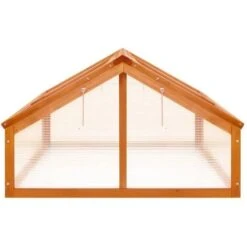 Serre Marron 114x80x50 Cm Bois De Sapin VidaXL -Outsunny Eda Magasin 42729536 4