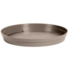 Soucoupe Toscane Taupe - Ø40cm - EDA Plastiques