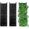 Kueatily Sac à Plantes à Suspendre, Lot De 2, 7 Poches, Sacs à Plantes Verticaux, Sac à Plantes Pour L'intérieur, L'extérieur, Le Jardin, Le Balcon, La Terrasse, La Décoration De La Maison (noir) -Outsunny Eda Magasin 48328743 1