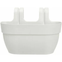 Balconnière En Plastique Elho Vibia Campana Easy Hanger Medium Blanc Soie - 36 X 24 X 26,5 Cm