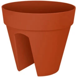 Elho Bac à Fleurs Jardinière En Plastique Pour Jardin Balcon Maison Pot De Fleurs Rond 7,5 Liter (de) -Outsunny Eda Magasin 49935192 2