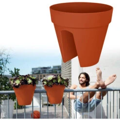 Elho Bac à Fleurs Jardinière En Plastique Pour Jardin Balcon Maison Pot De Fleurs Rond 7,5 Liter (de) -Outsunny Eda Magasin 49935192 3